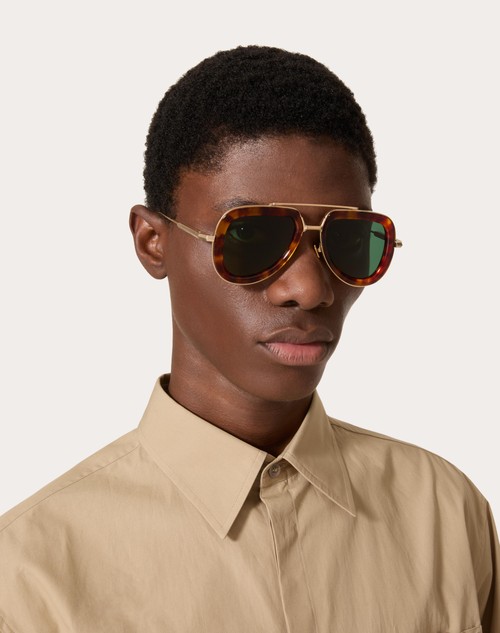 Red Valentino V-LSTORY OCCHIALE AVIATOR IN ACETATO