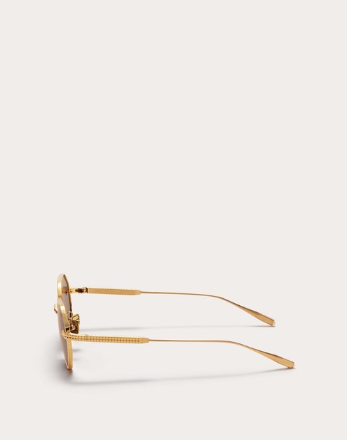 Red Valentino V-STUD OCCHIALE ESAGONALE IN TITANIO