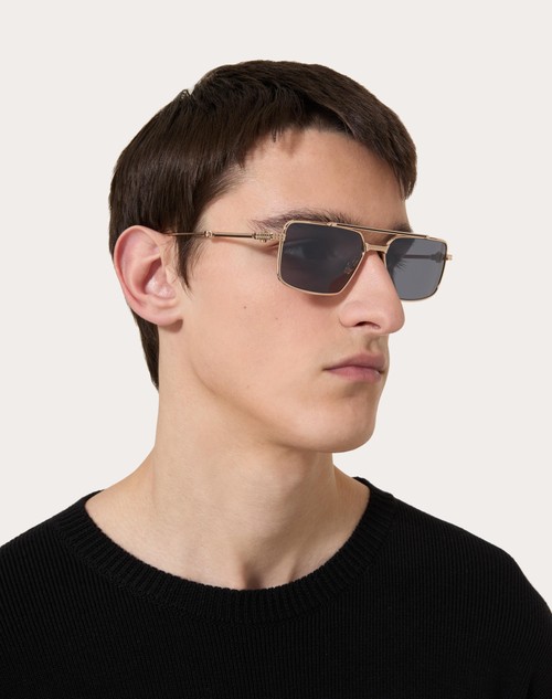 Red Valentino VI - OCCHIALE RETTANGOLARE IN METALLO