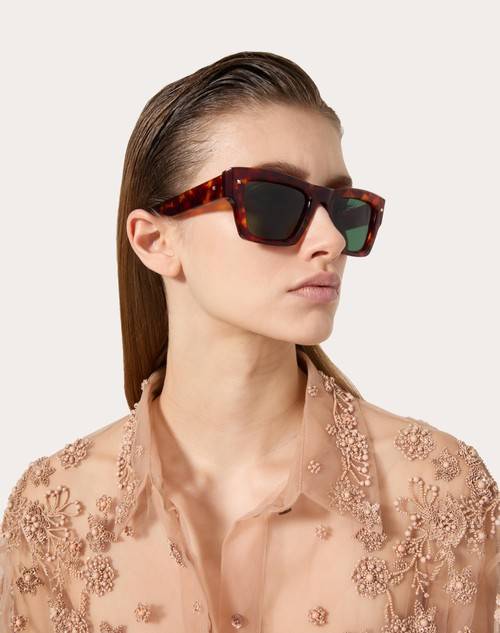 Red Valentino XXII - OCCHIALE SQUADRATO IN ACETATO