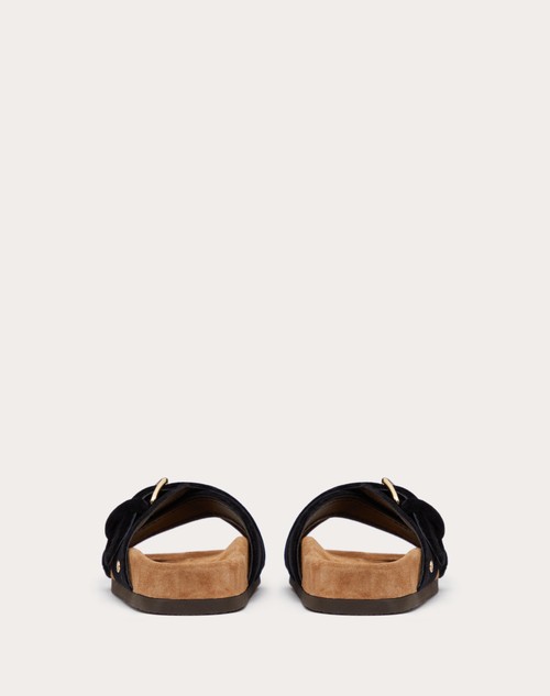 Red Valentino SANDALO SLIDE FUSSFRIEND IN VELLUTO 30MM