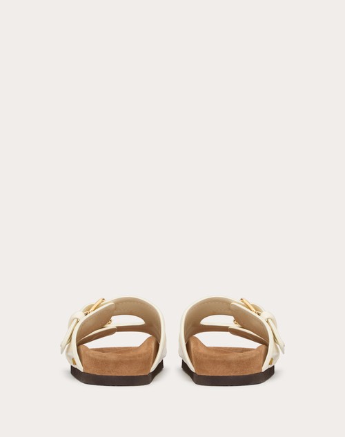 Red Valentino SANDALO SLIDE FUSSFRIEND IN VITELLO 30MM