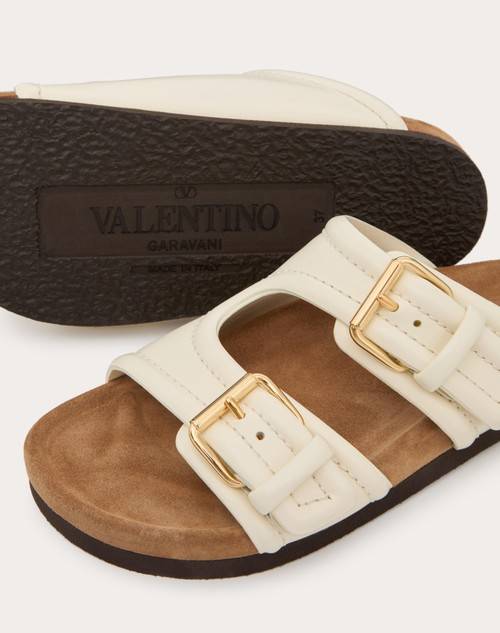 Red Valentino SANDALO SLIDE FUSSFRIEND IN VITELLO 30MM