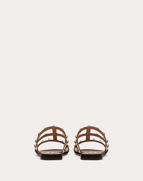 Red Valentino SANDALO SLIDER BASSO ROCKSTUD IN VITELLO