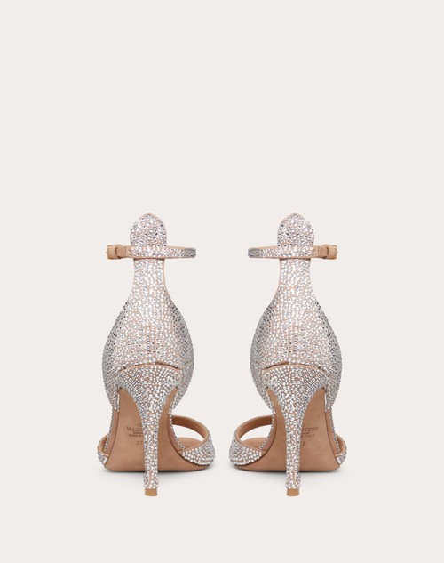 Red Valentino SANDALO VALENTINO GARAVANI TAN-GO CON CRISTALLI 100MM