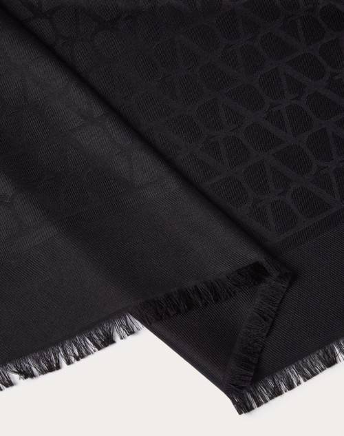 Red Valentino SCIALLE TOILE ICONOGRAPHE IN LANA E SETA