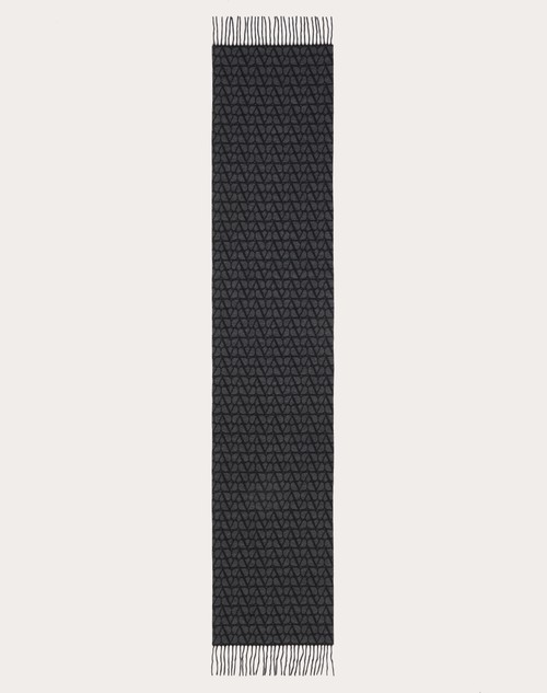 Red Valentino SCIARPA TOILE ICONOGRAPHE IN LANA E CACHEMIRE