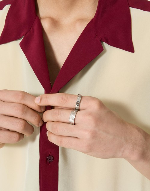 Red Valentino SET DI ANELLI TOILE ICONOGRAPHE IN METALLO