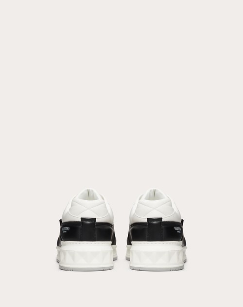 Red Valentino SNEAKER LOW TOP ONE STUD IN RETE E NAPPA