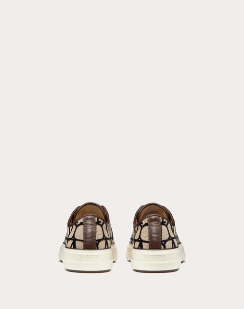 Red Valentino SNEAKER LOW-TOP TOTALOOP IN TOILE ICONOGRAPHE