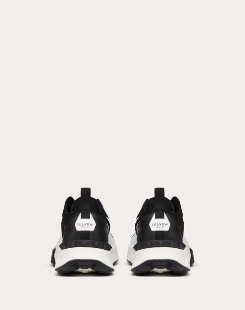 Red Valentino SNEAKER LOW TOP TRUE ACT IN MESH E TESSUTO GOMMATO