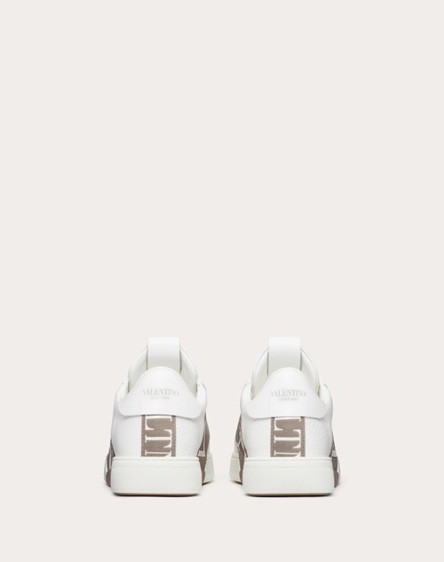Red Valentino SNEAKER LOW-TOP VL7N IN VITELLO E NASTRI