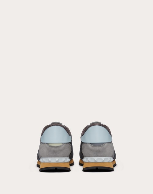 Red Valentino SNEAKER ROCKRUNNER CAMOUFLAGE IN TESSUTO NAPPATO