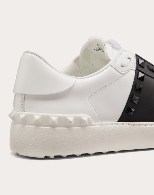 Red Valentino SNEAKER ROCKSTUD UNTITLED IN VITELLO CON BORCHIE IN TONO