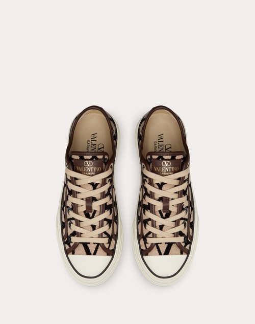 Red Valentino SNEAKER TOTALOOP XL IN TOILE ICONOGRAPHE