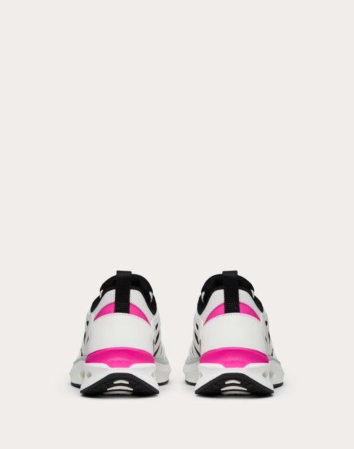 Red Valentino SNEAKER VLOGO EASYJOG IN VITELLO E TESSUTO