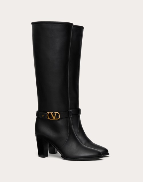 Red Valentino STIVALE VLOGO SIGNATURE IN VITELLO 75MM