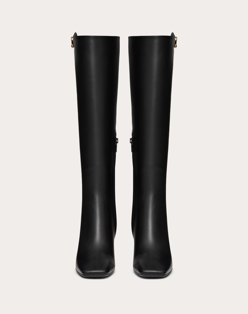 Red Valentino STIVALE VLOGO THE BOLD EDITION IN VITELLO 100MM