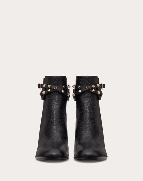 Red Valentino STIVALETTO ROCKSTUD IN VITELLO GRANATO 90MM