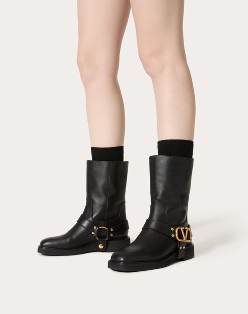 Red Valentino STIVALETTO VLOGO SIGNATURE IN VITELLO 30MM