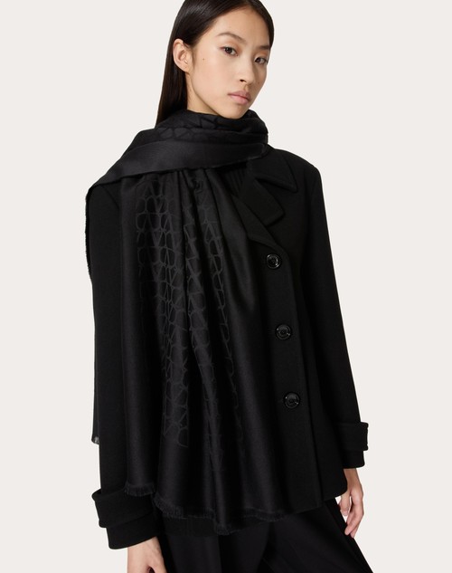 Red Valentino STOLA TOILE ICONOGRAPHE IN SETA E LANA