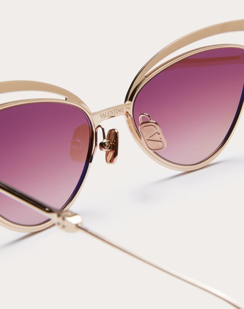 Red Valentino V - GLASSLINER OCCHIALE CAT-EYE IN TITANIO
