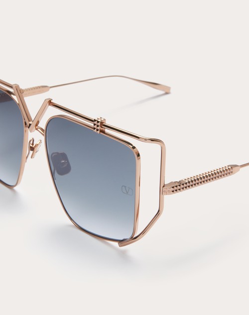 Red Valentino V - LIGHT OCCHIALE SQUADRATO OVERSIZE IN TITANIO