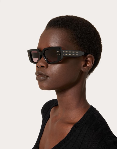 Red Valentino V - OCCHIALE DA SOLE RETTANGOLARE IN ACETATO