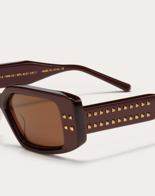 Red Valentino V - OCCHIALE DA SOLE RETTANGOLARE IN ACETATO