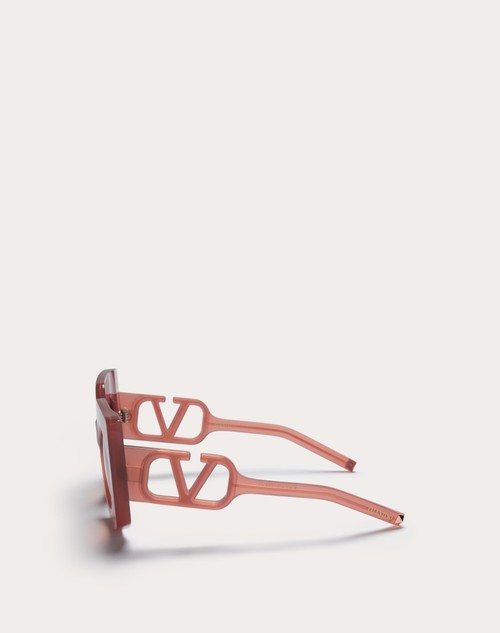 Red Valentino V - SOUL OCCHIALE A FARFALLA SQUADRATO OVERSIZE IN ACETATO