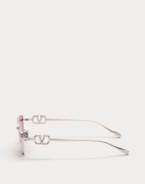Red Valentino VLOGO SIGN OCCHIALE CAT-EYE IN TITANIO