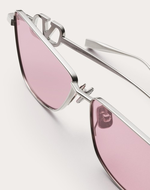 Red Valentino VLOGO SIGN OCCHIALE CAT-EYE IN TITANIO