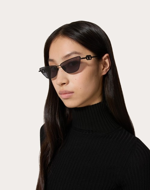 Red Valentino VLOGO SIGN OCCHIALE CAT-EYE IN TITANIO