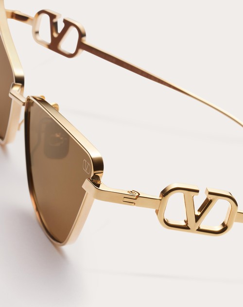 Red Valentino VLOGO SIGN OCCHIALE CAT-EYE IN TITANIO