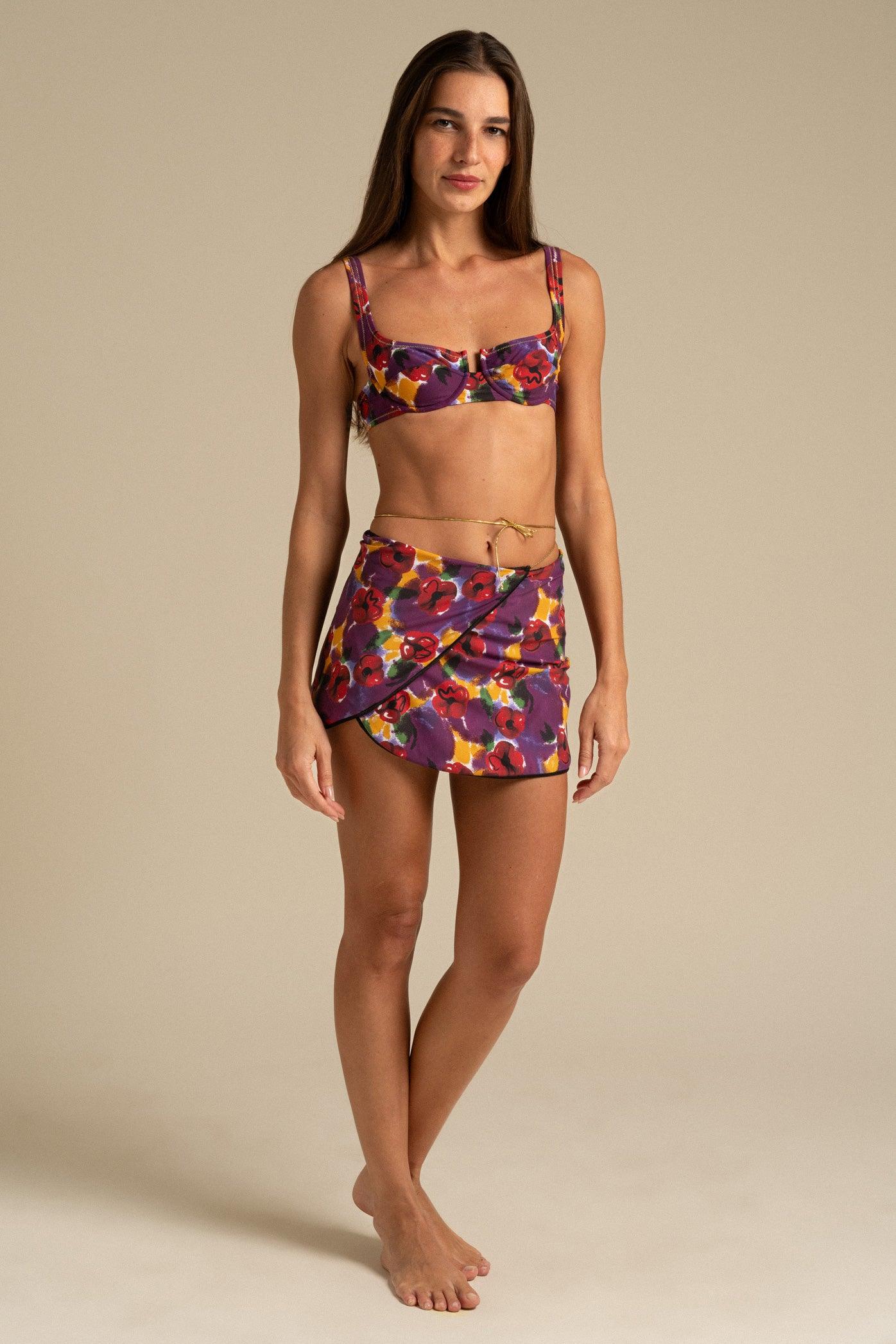 Reina Olga Ciclone Wrap Skirt