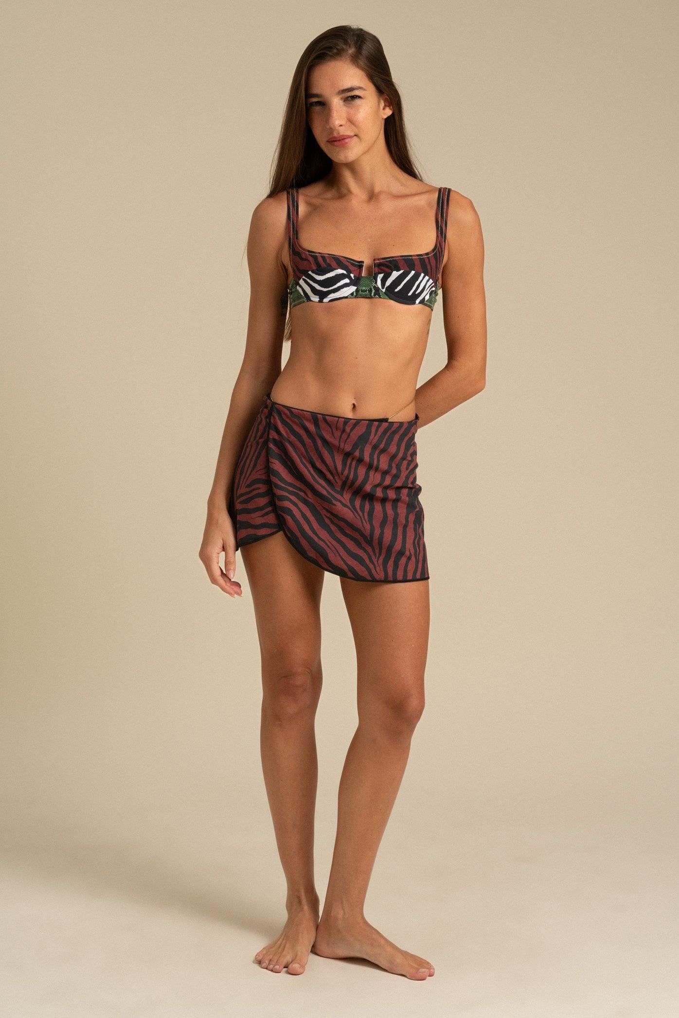 Reina Olga Ciclone Wrap Skirt