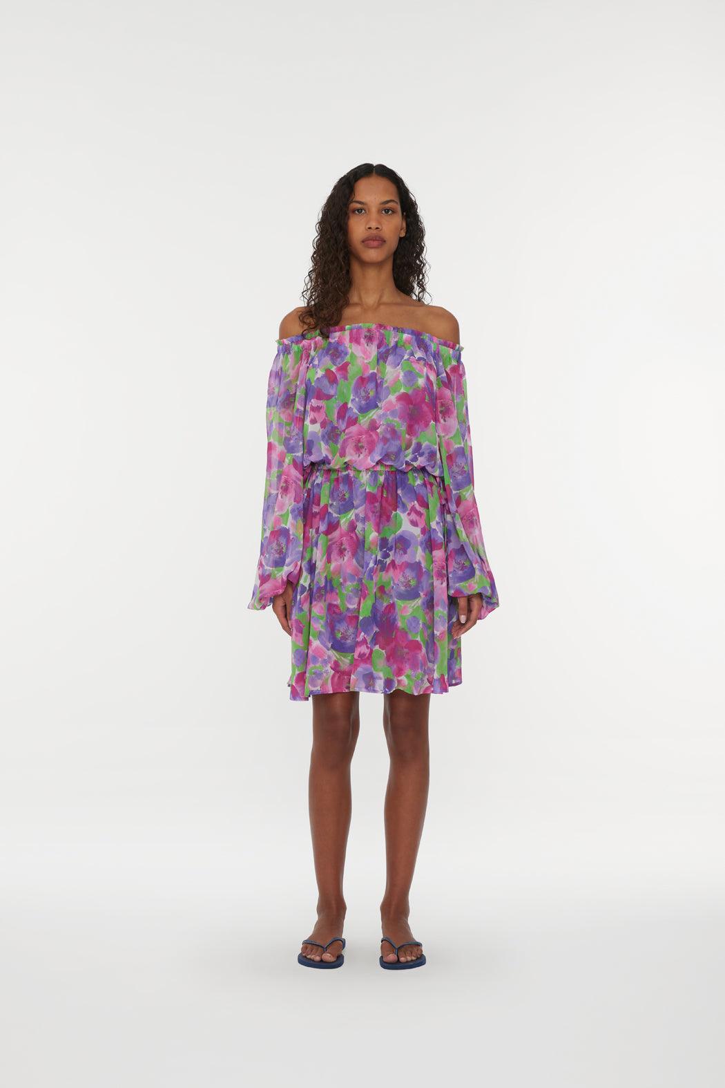 Reina Olga Light Flowy Mini Dress