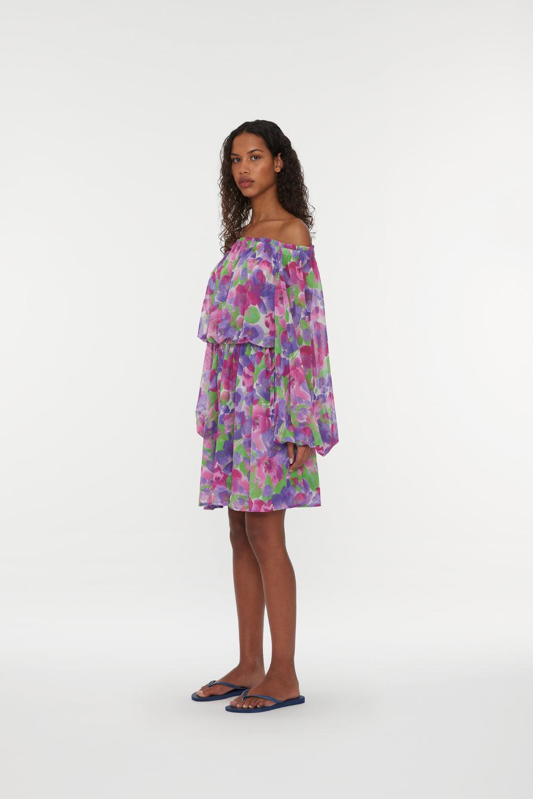 Reina Olga Light Flowy Mini Dress