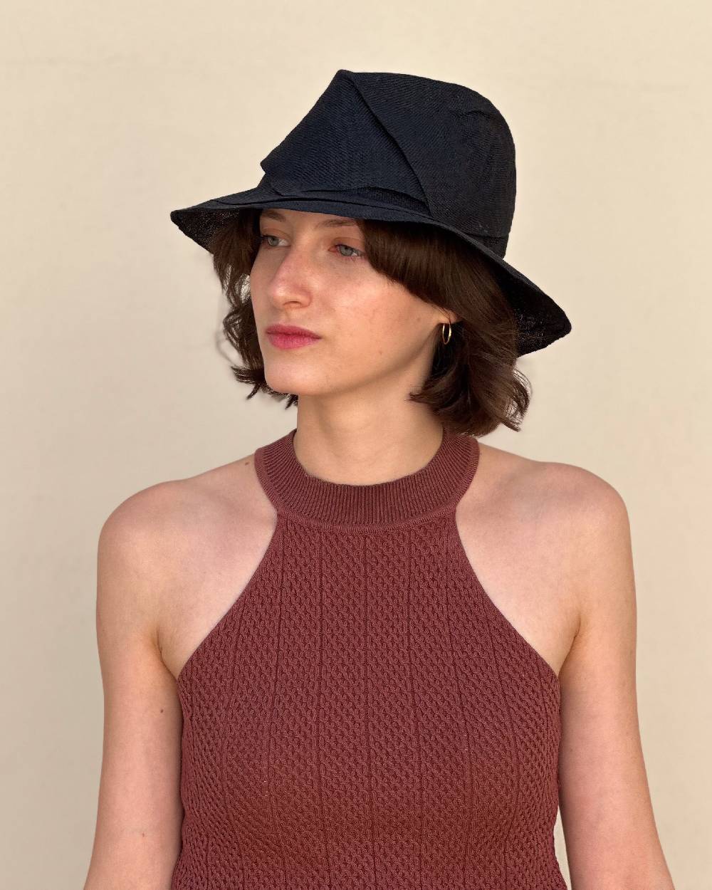 Reinhard Plank ALBA STRAW SISAL BLACK