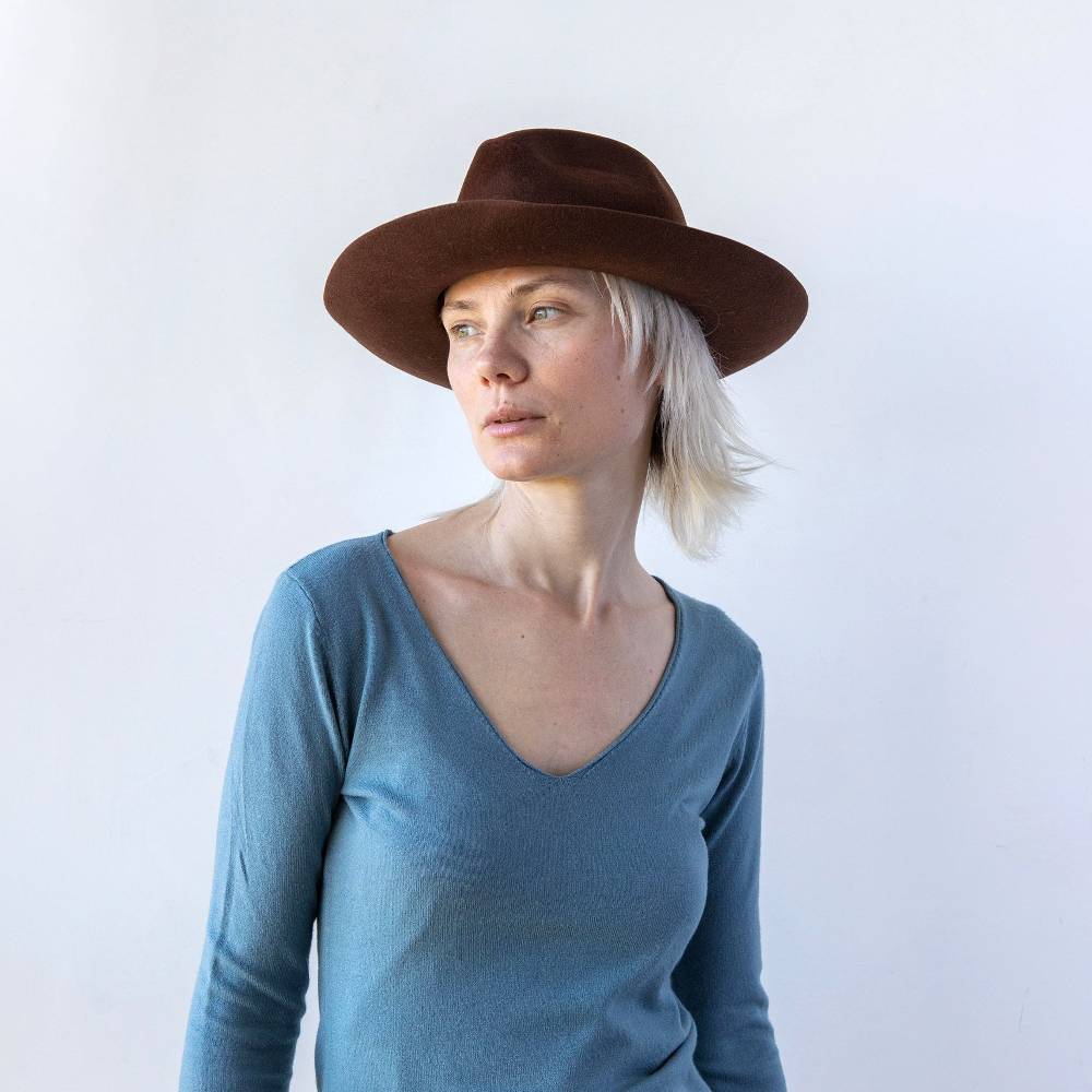 Reinhard Plank BONCIA LAPIN VELOUR CIOCCOLATO