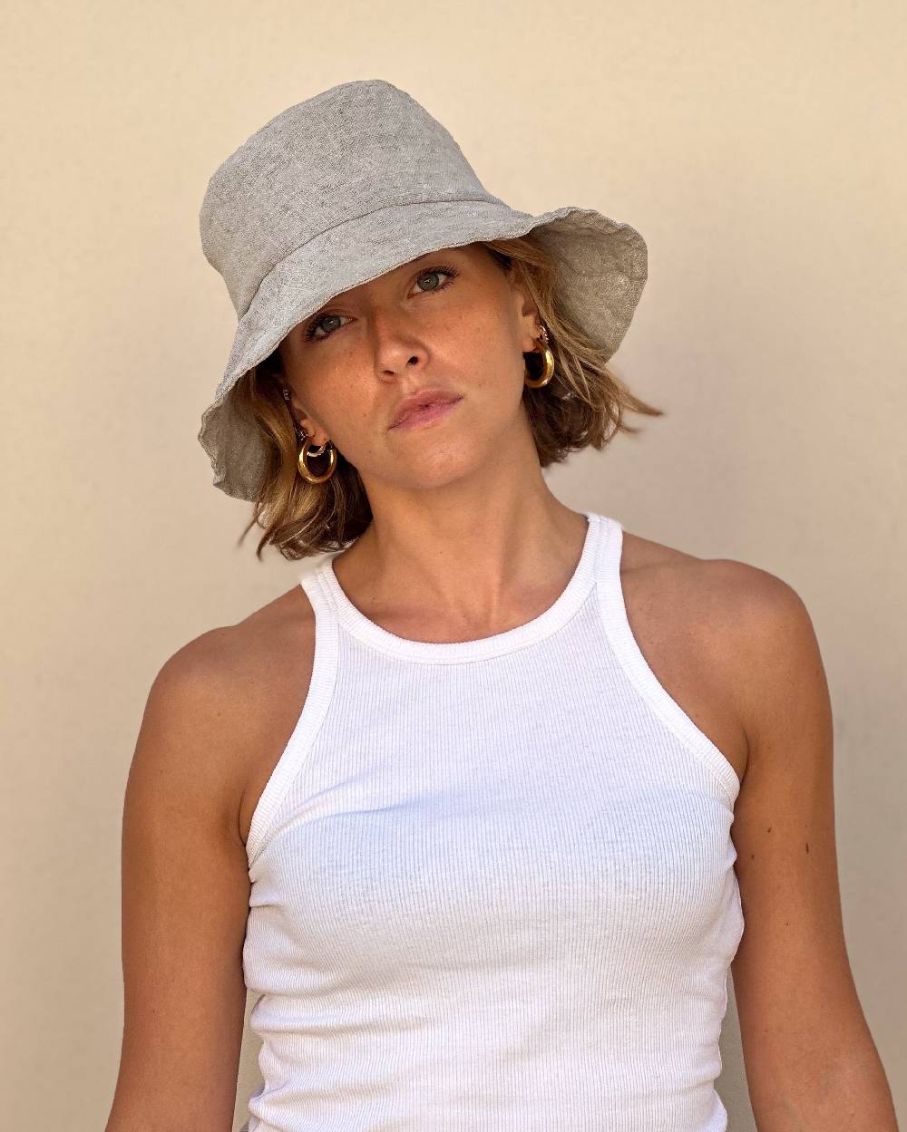 Reinhard Plank CONTAS LINEN GREEN WHITE