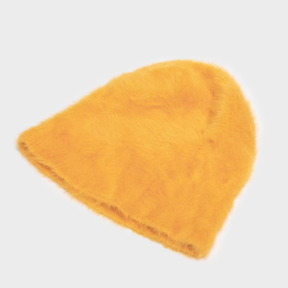 Reinhard Plank CUFFIA ANGORA ARANCIONE