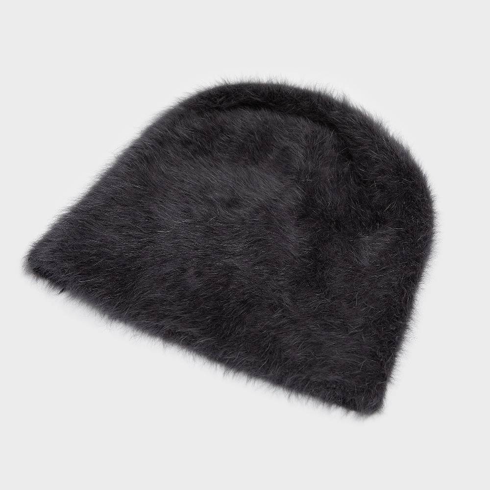 Reinhard Plank CUFFIA ANGORA GRIGIO SCURO