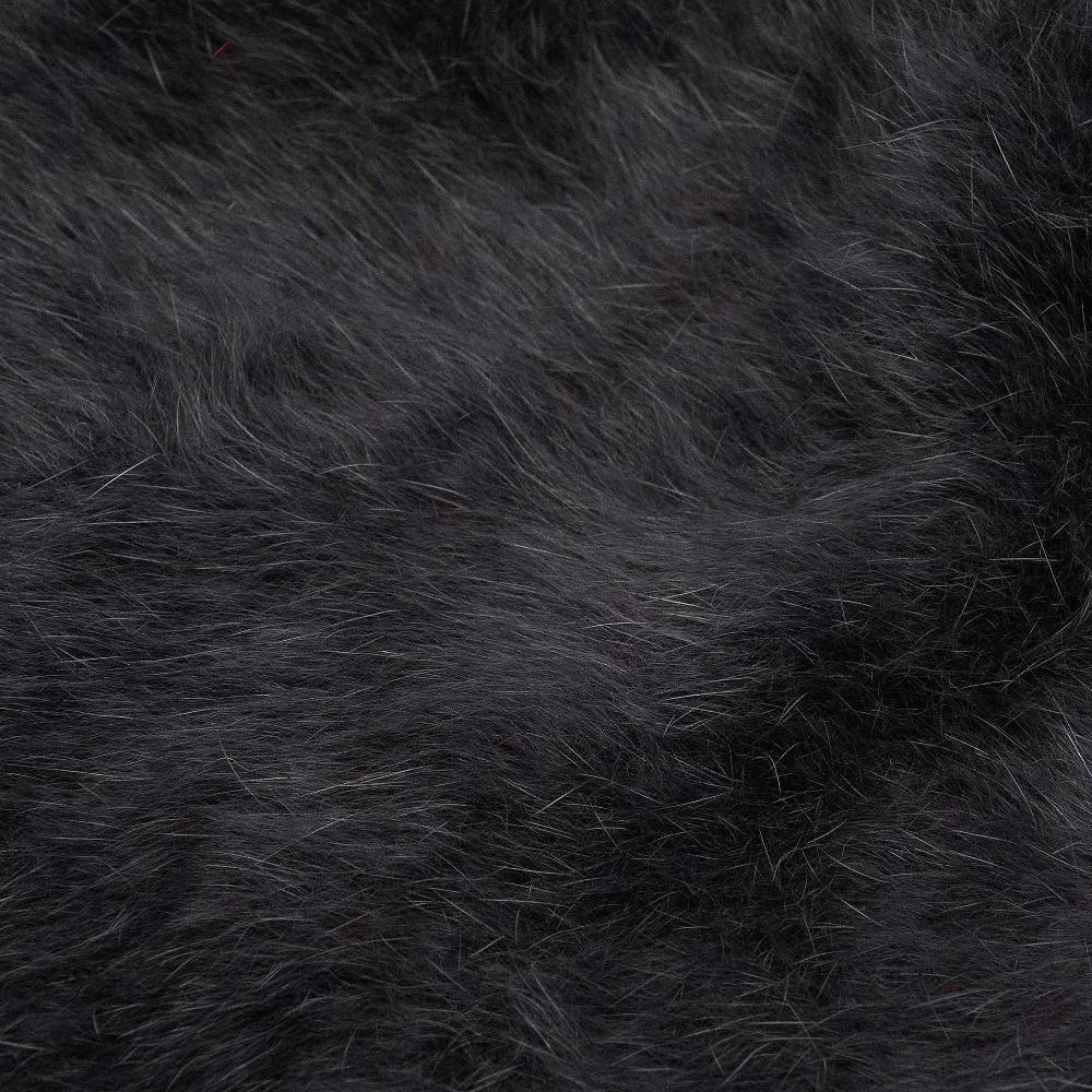 Reinhard Plank CUFFIA ANGORA GRIGIO SCURO