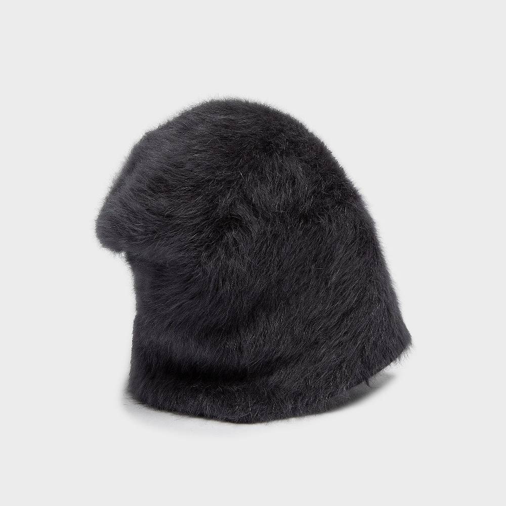 Reinhard Plank CUFFIA ANGORA GRIGIO SCURO