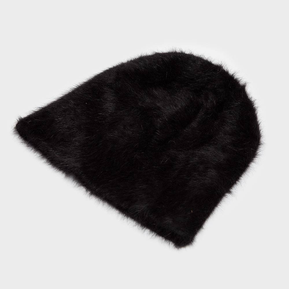 Reinhard Plank CUFFIA ANGORA NERA