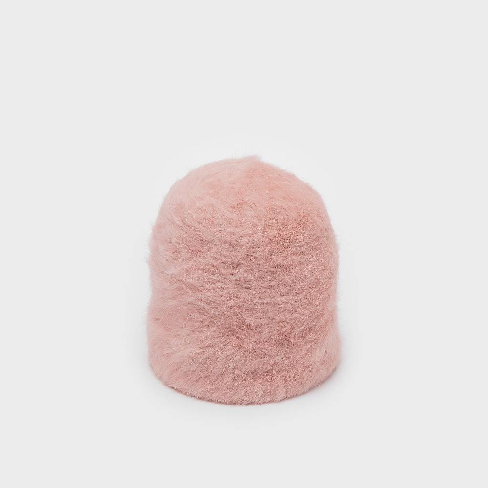 Reinhard Plank CUFFIA ANGORA ROSA ANTICO