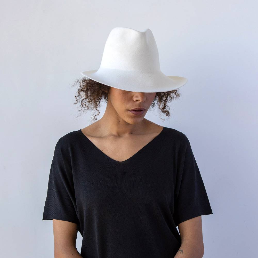 Reinhard Plank DENNIS LAPIN VELOUR BIANCO