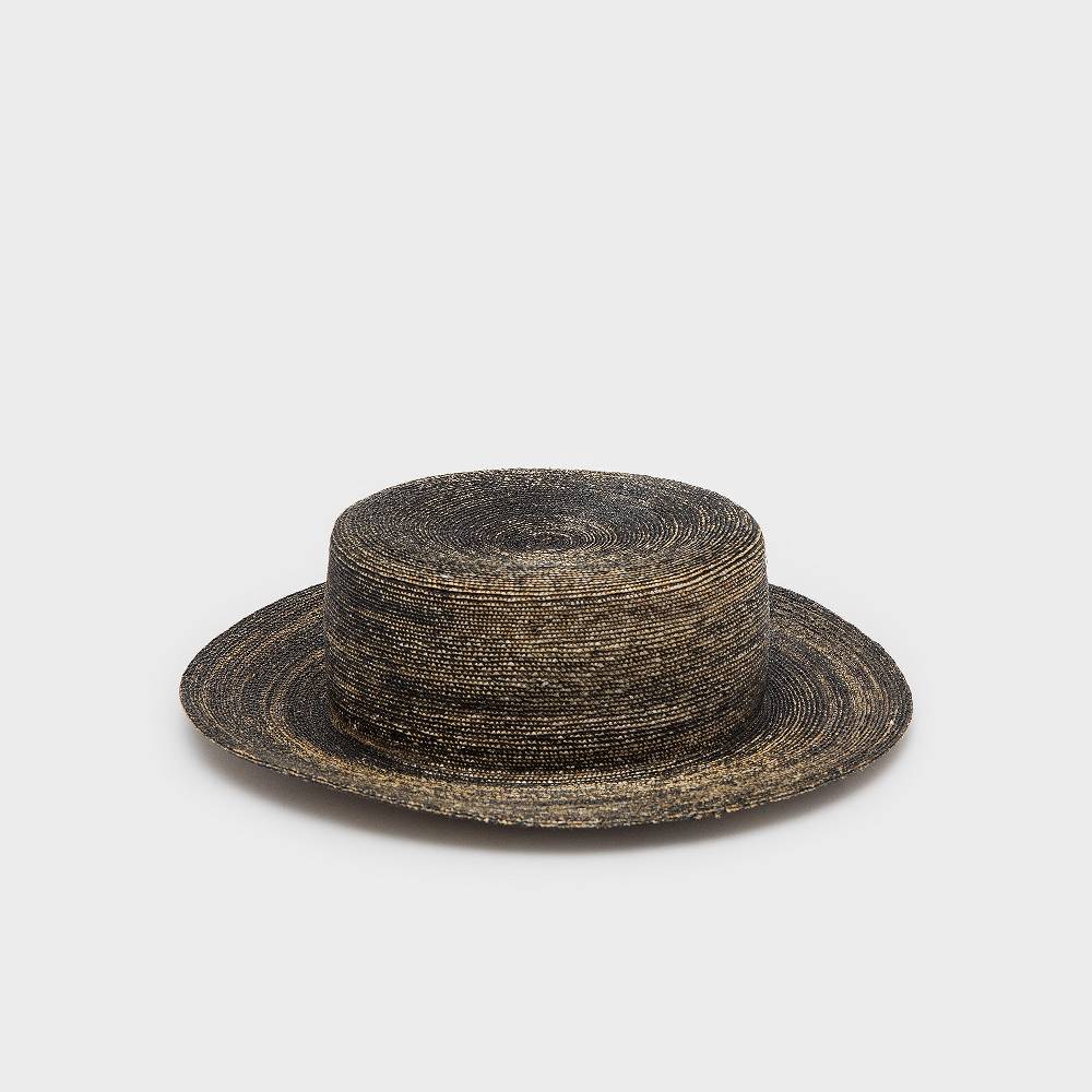 Reinhard Plank ZEUS PAGLIA A SPIRALE NERO LAVATO