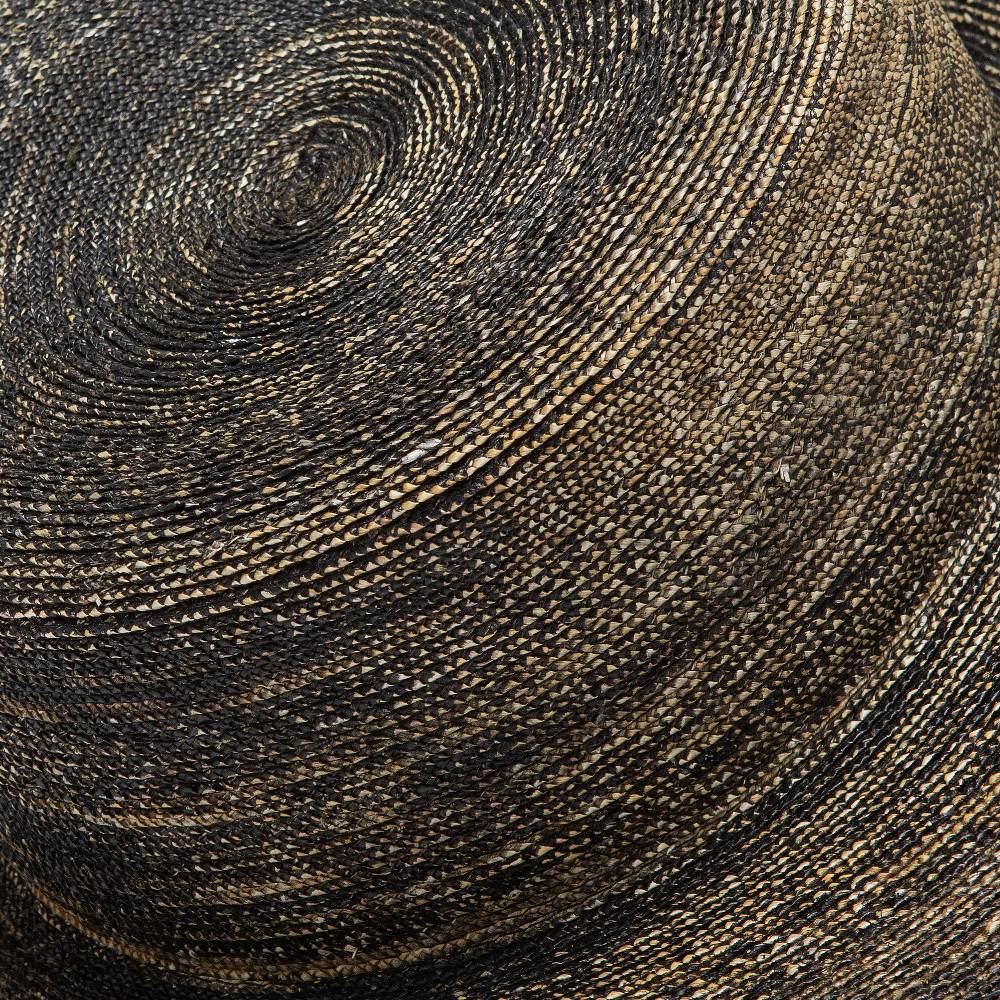 Reinhard Plank ZEUS PAGLIA A SPIRALE NERO LAVATO